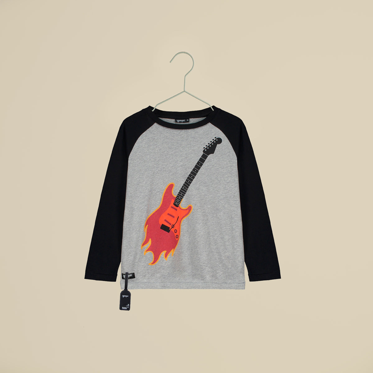 T-shirt sonora manica lunga Chitarra