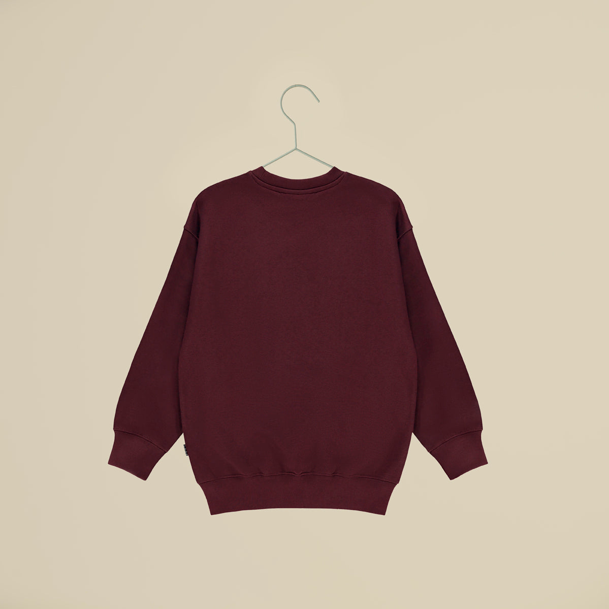 Felpa girocollo bordeaux Freedom