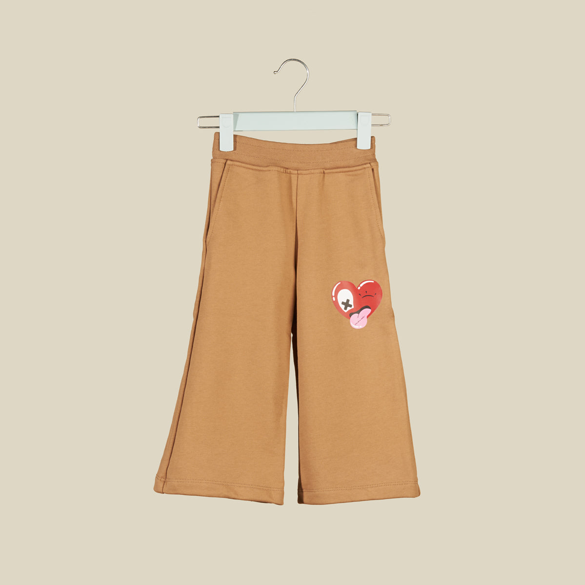 Pantalone a palazzo color cammello