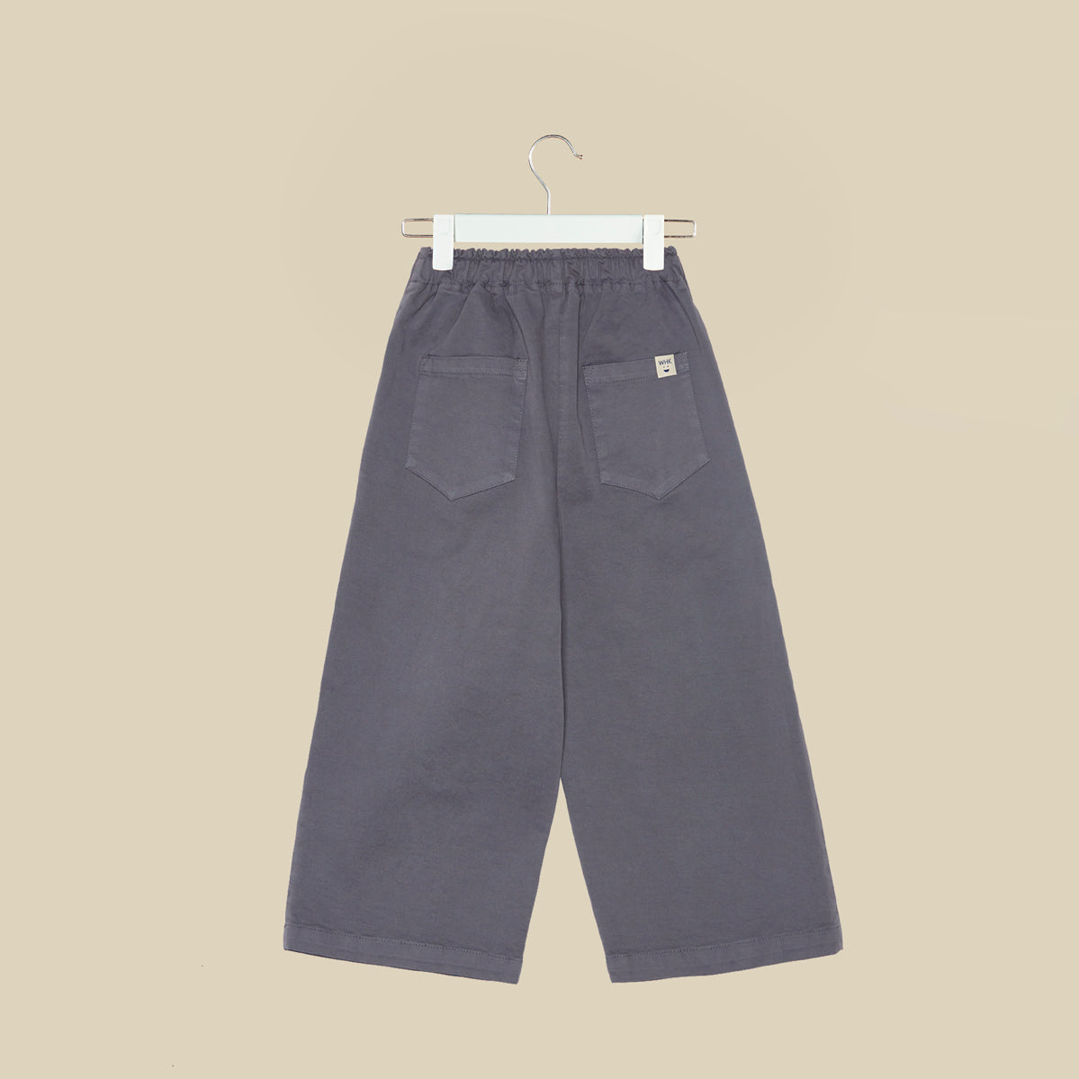 Pantalone Chaplin svasato in cotone grigio
