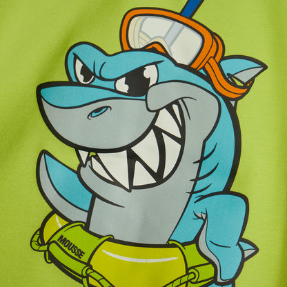 T-shirt verde mela Shark