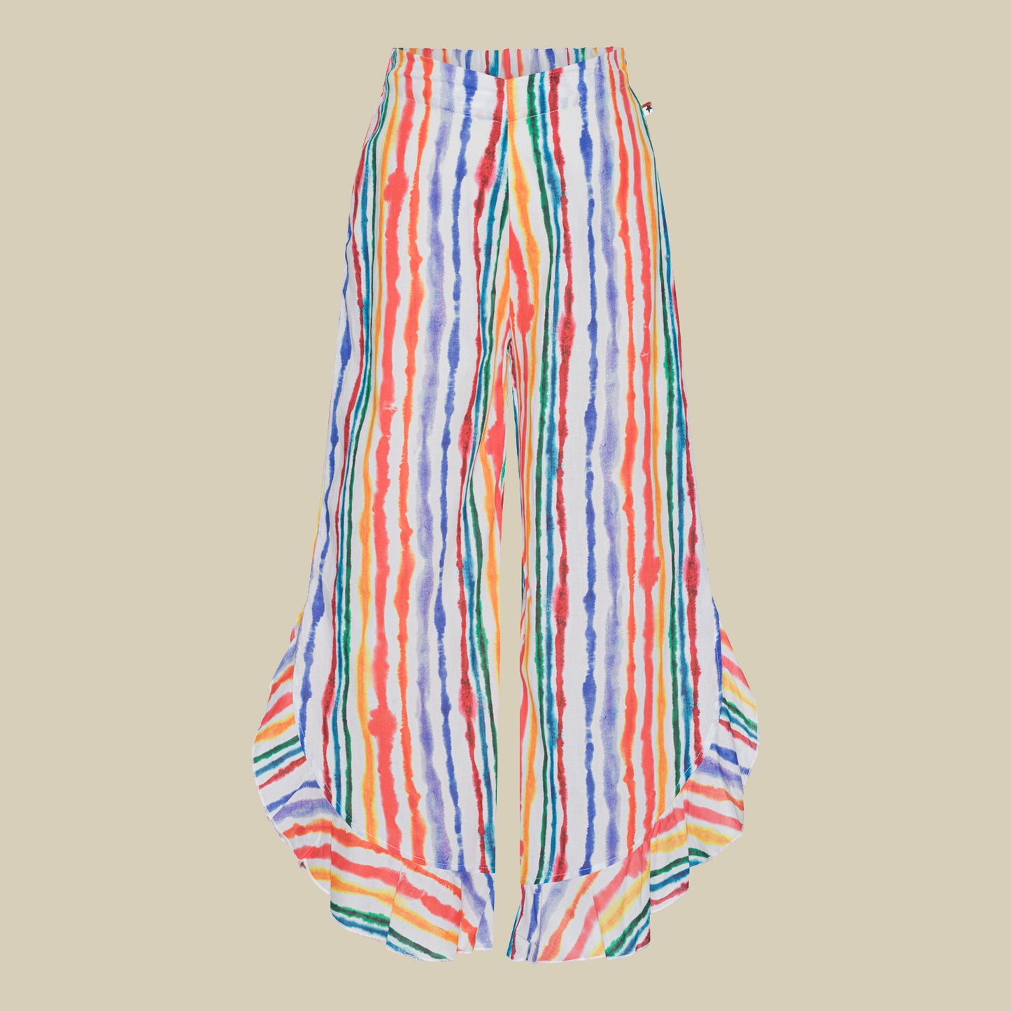 Pantaloni lunghi millerighe acquerello