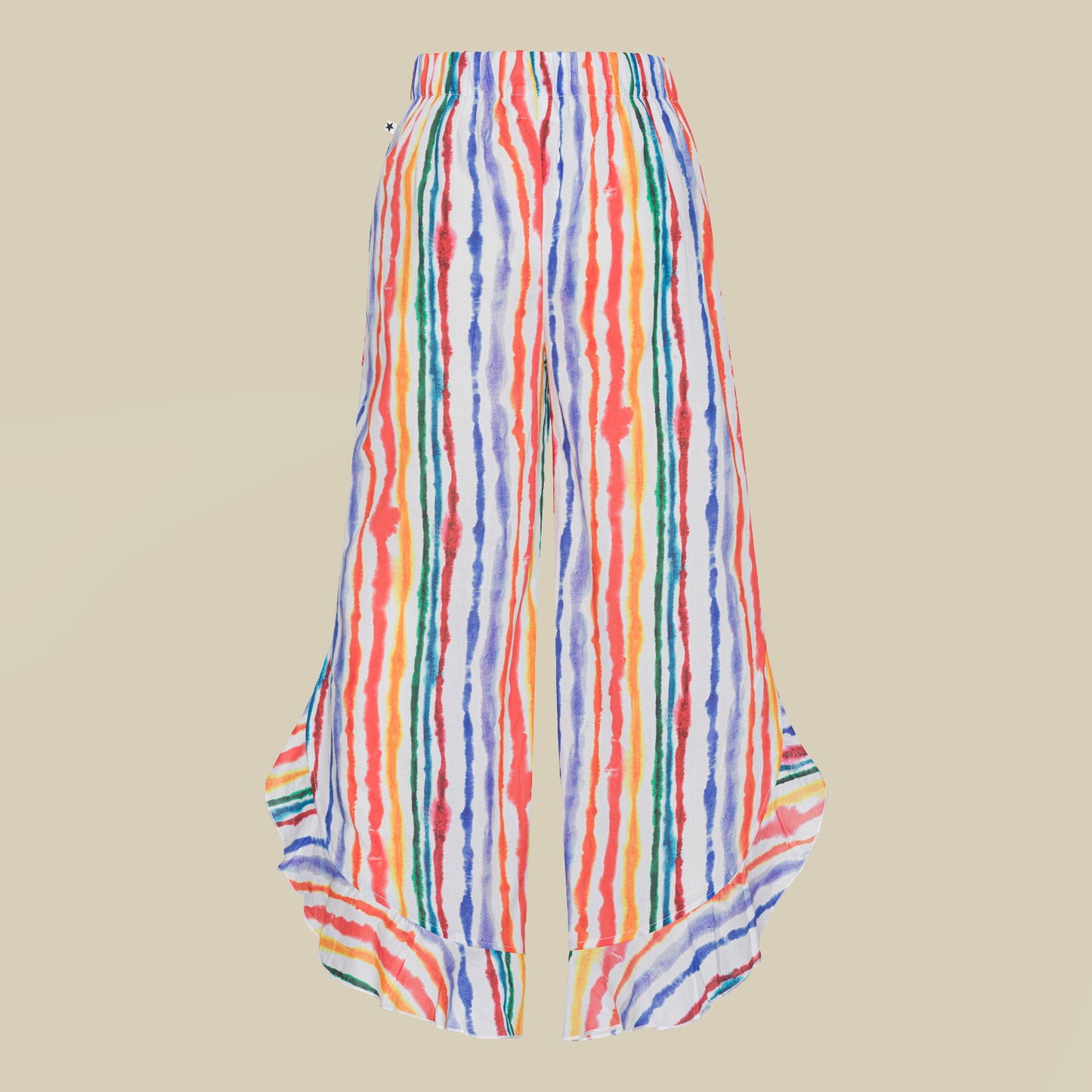 Pantaloni lunghi millerighe acquerello