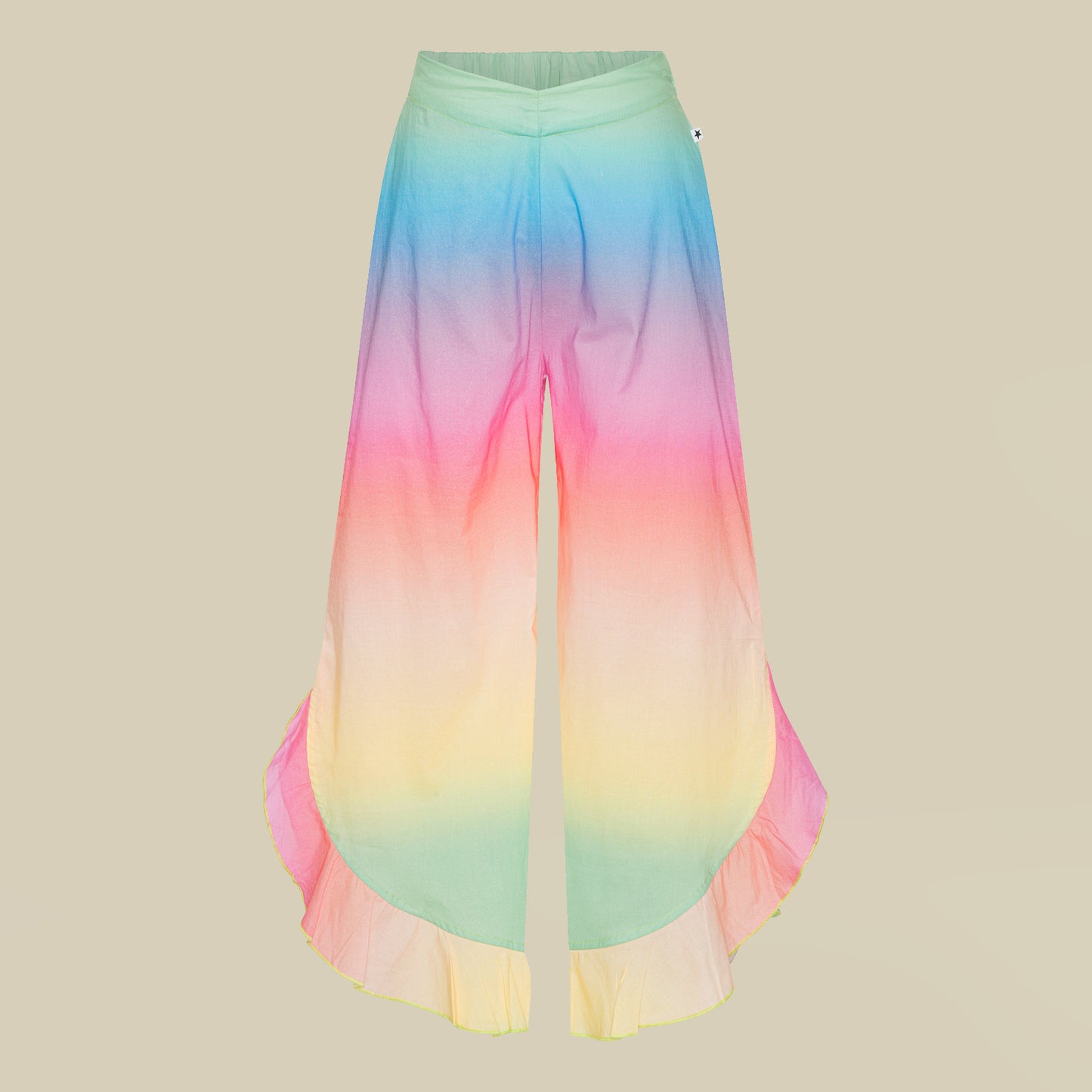 Pantaloni lunghi sfumature pastello