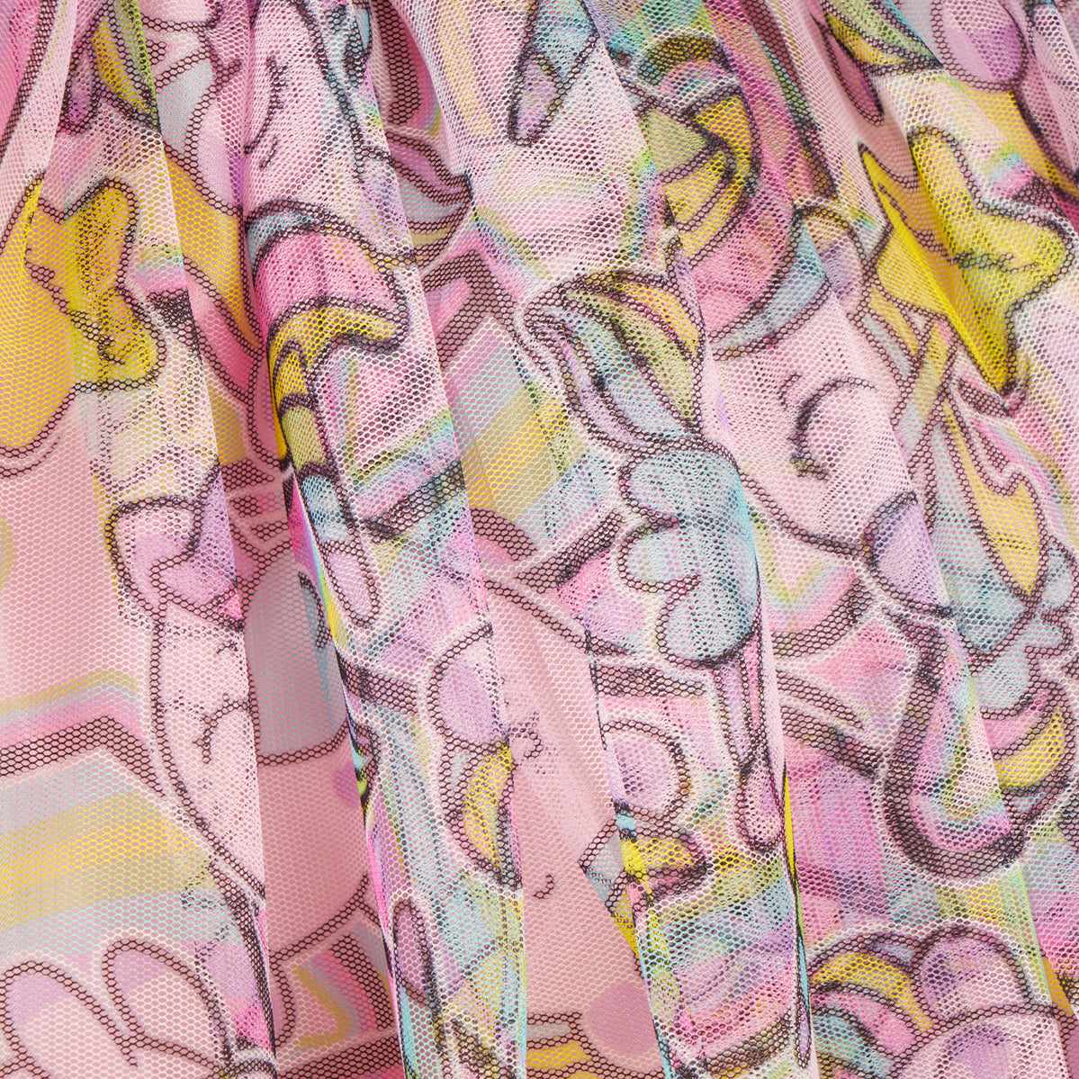 Gonna in tulle trasparente rosa Unicorni