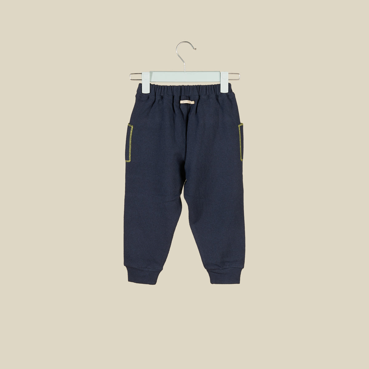 Pantalone jogger in caldo cotone blu