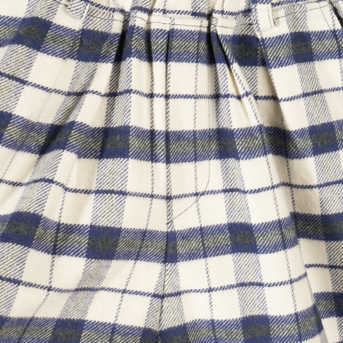 Pantalone jogger in flanella a quadretti