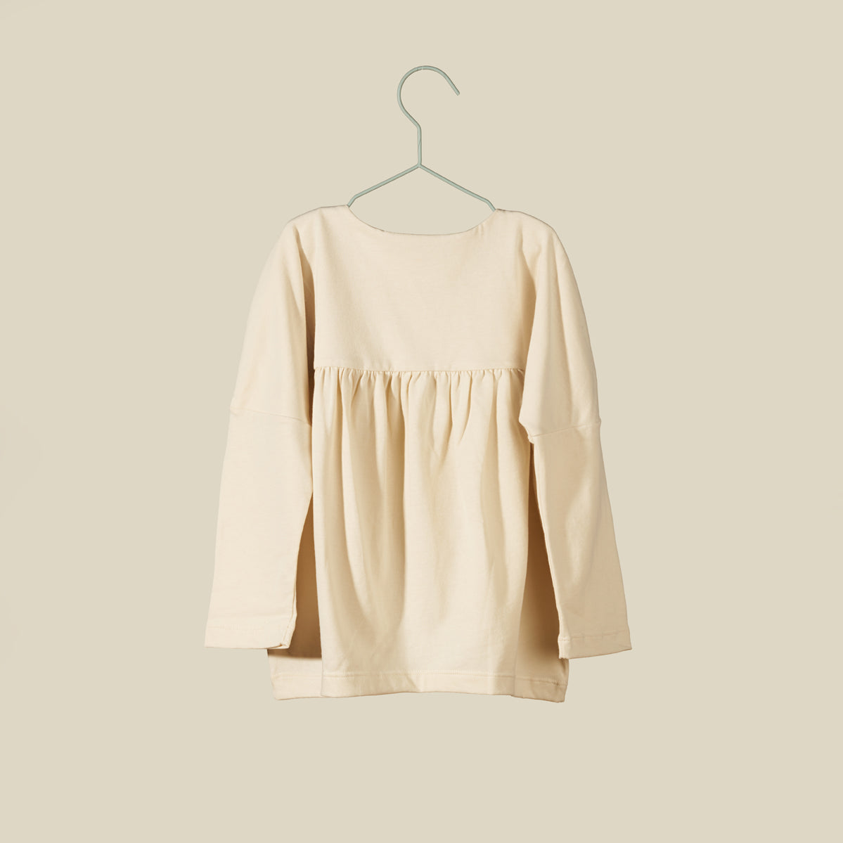 Maglia girocollo color crema
