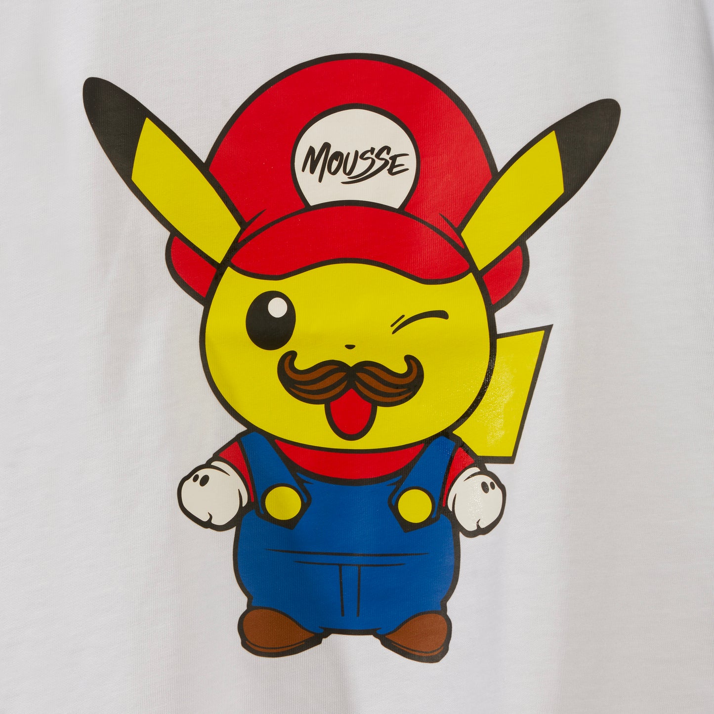 T-shirt bianca PikaMario