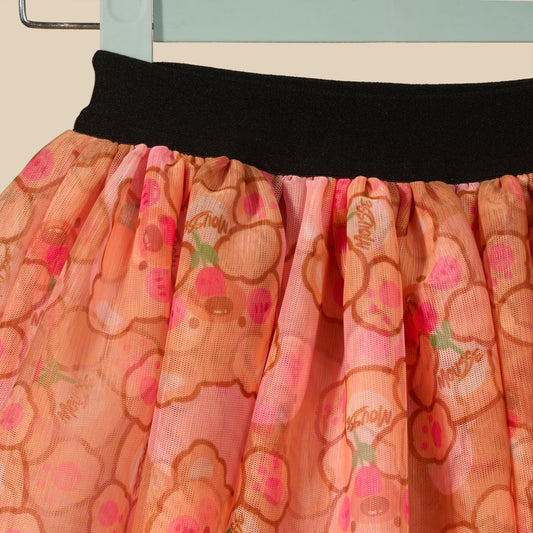 Gonna in tulle con orsetti