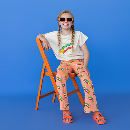 Leggings scampanati Rainbow Star