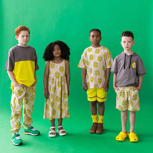 Felpa girocollo con stampa Lion