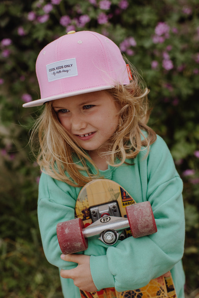 Cappellino in cotone bio Mini Doll rosa