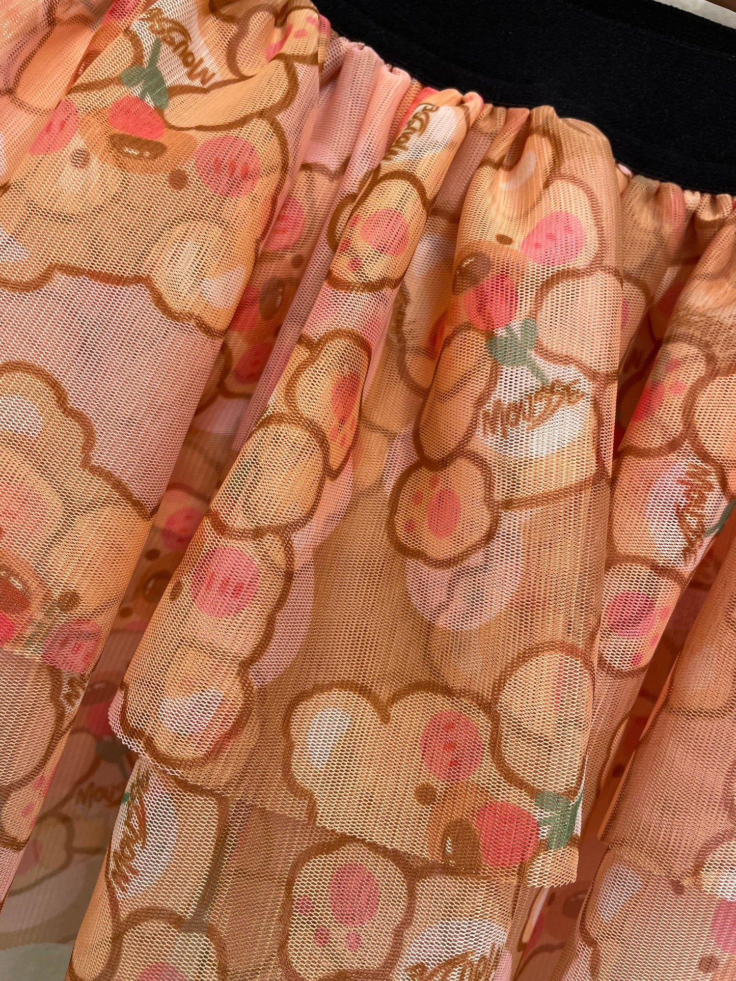 Gonna in tulle con orsetti