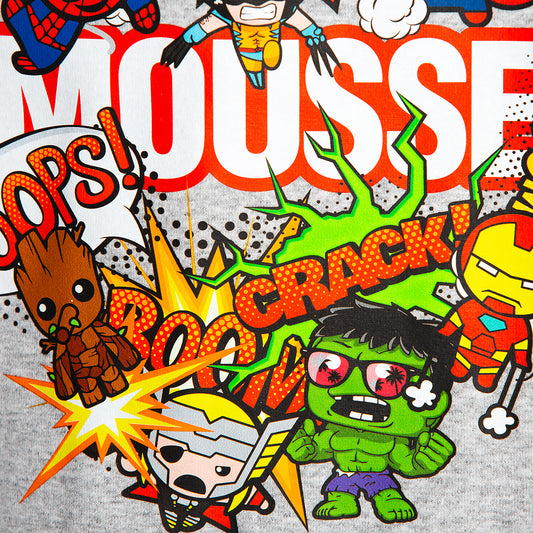 T-shirt melange a manica lunga Superfriends