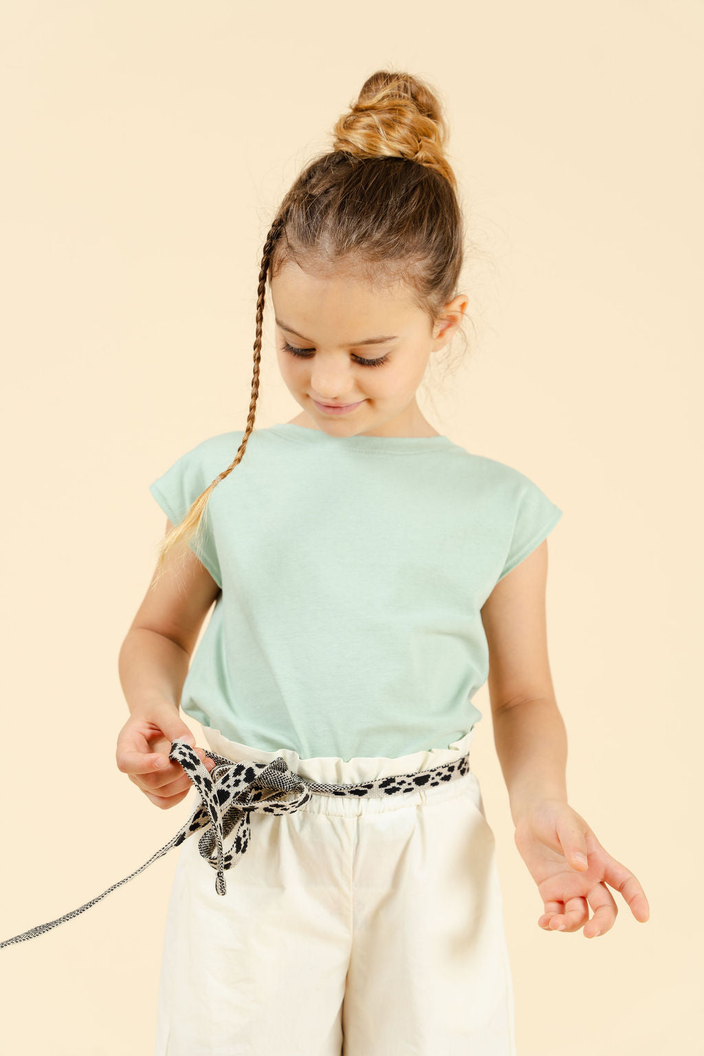 T-shirt smanicata corallo