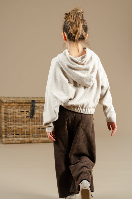 Maglia in caldo cotone orzo