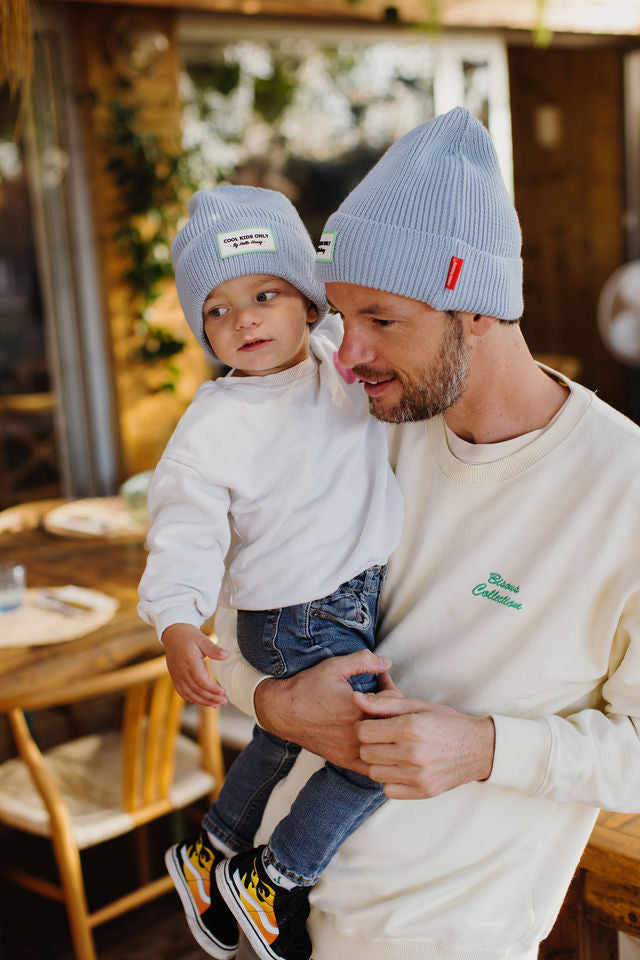 Cappellino in lana Cool DADS color azzurro artico