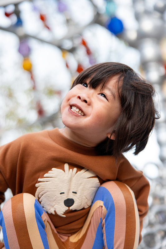 Leggings a righe multicolor