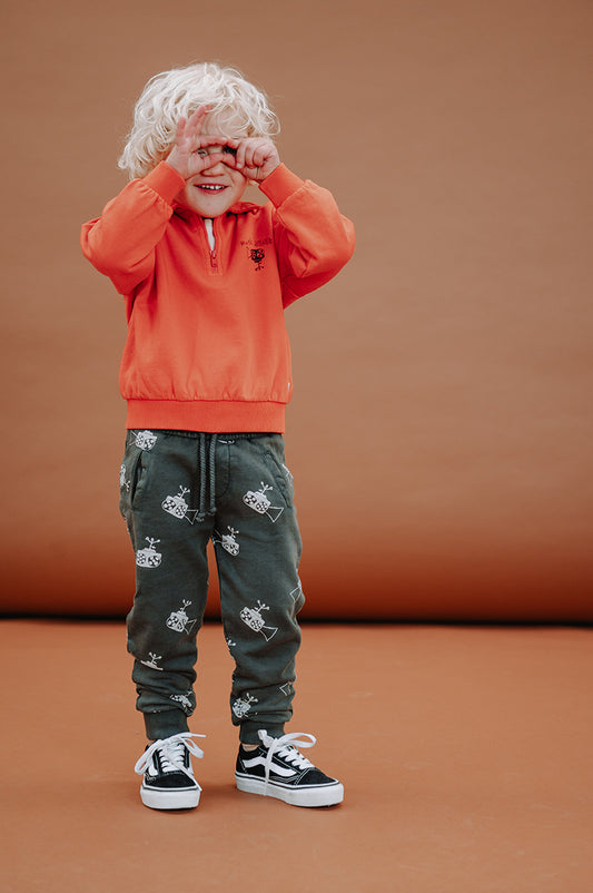 Pantaloni in tuta grigio antracite Movie Print