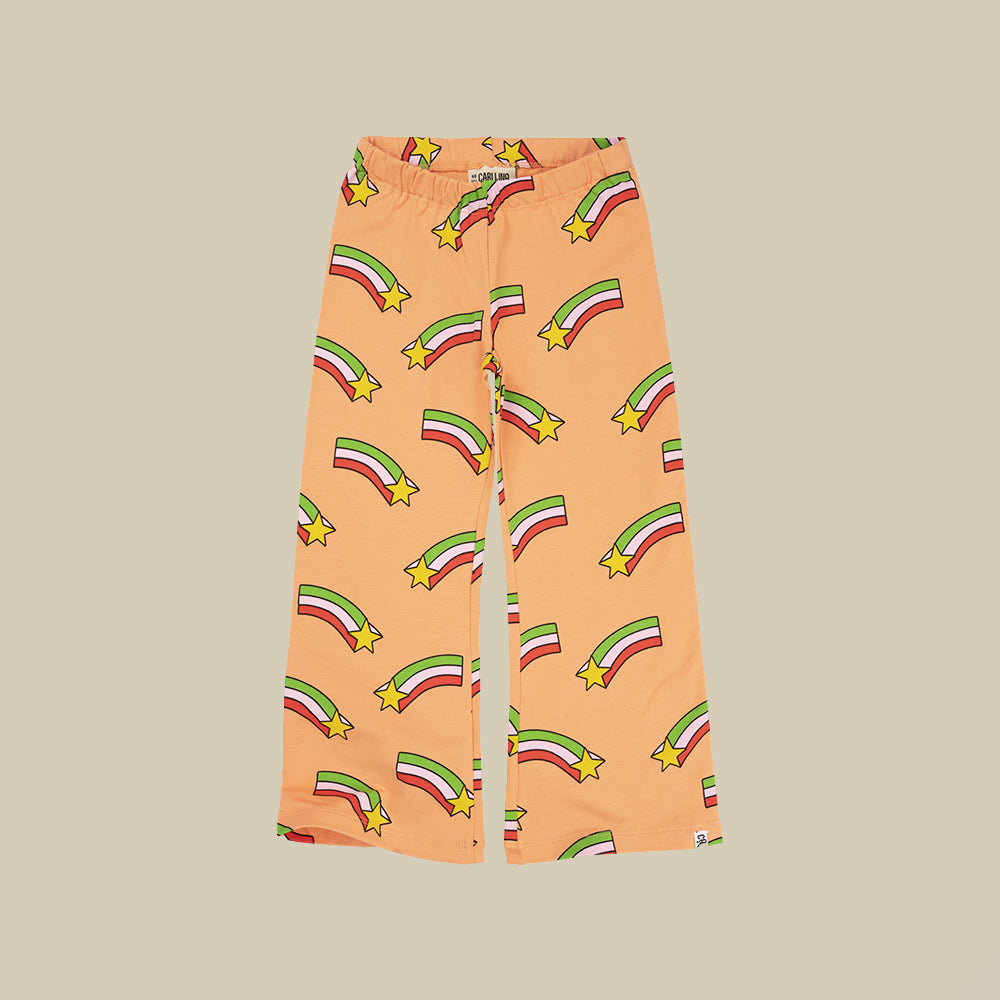 Leggings scampanati Rainbow Star