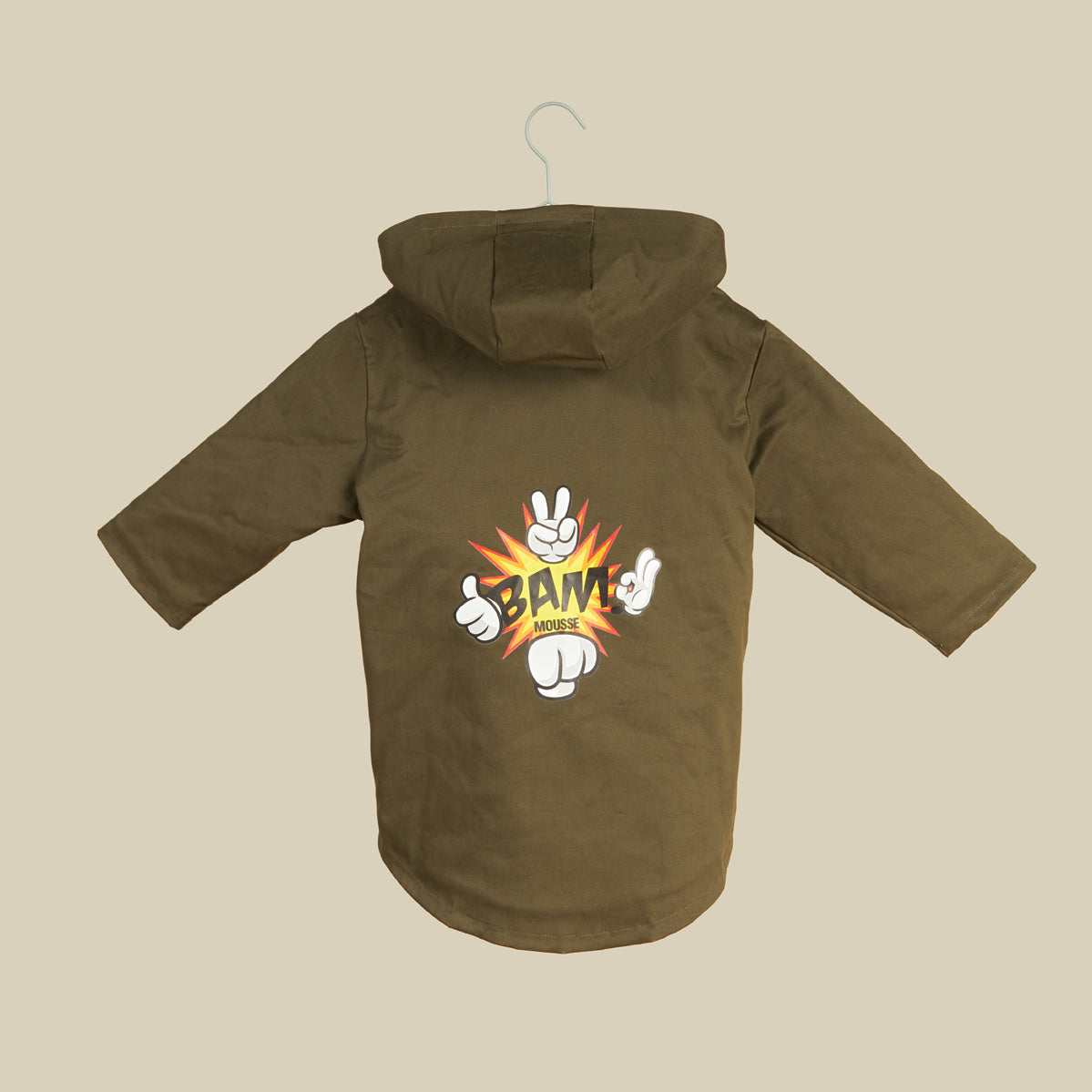 Parka imbottito verde militare "Bam"