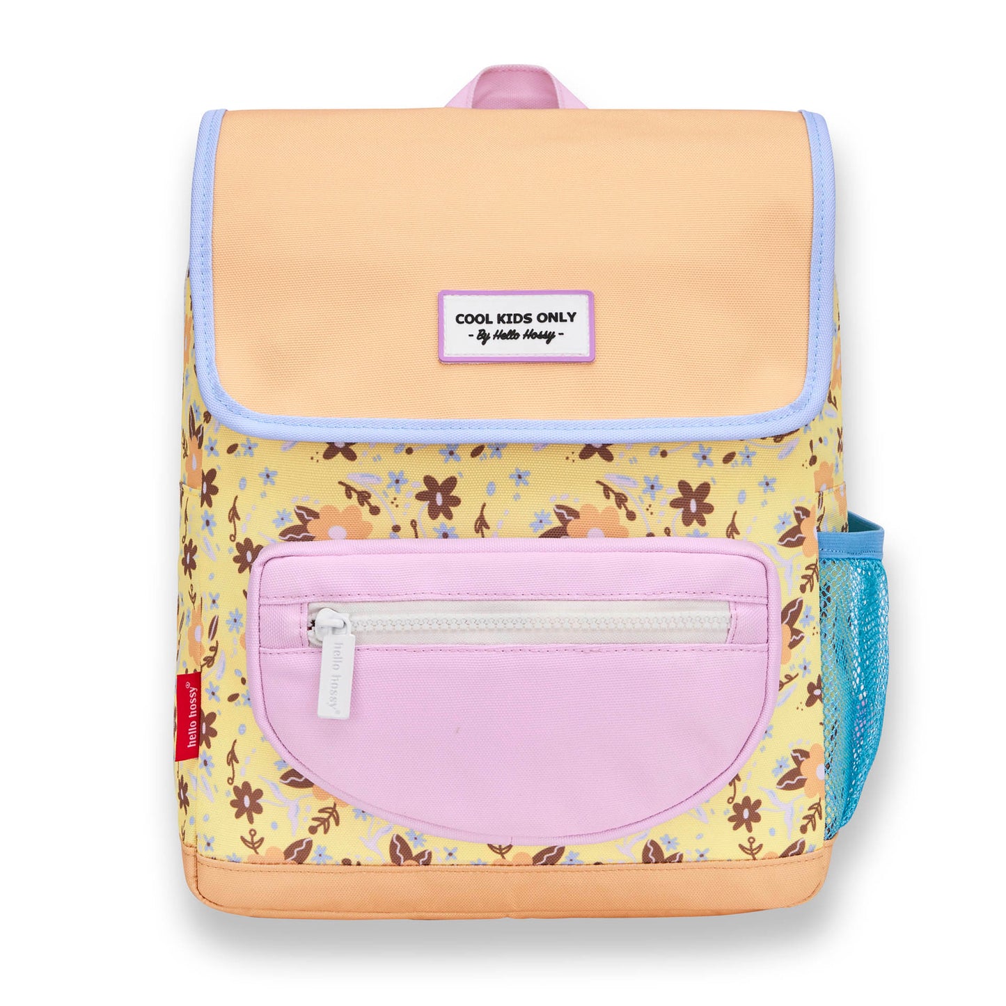 Zaino Blossom pastello squadrato in poliestere riciclato