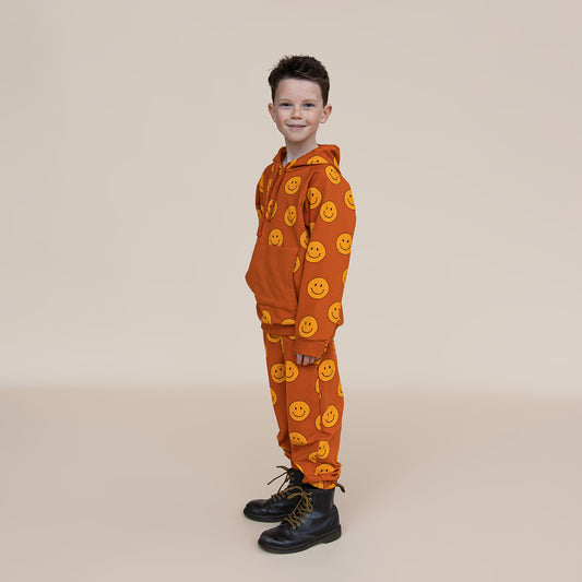 Felpa con cappuccio Happy Face