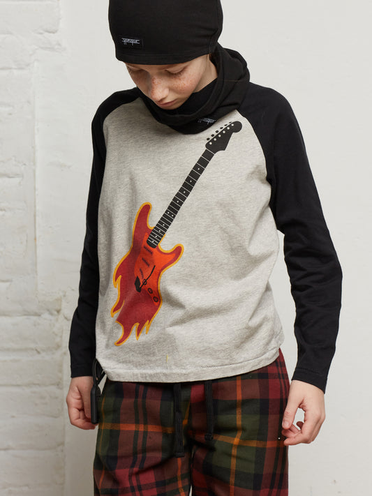 T-shirt sonora manica lunga Chitarra