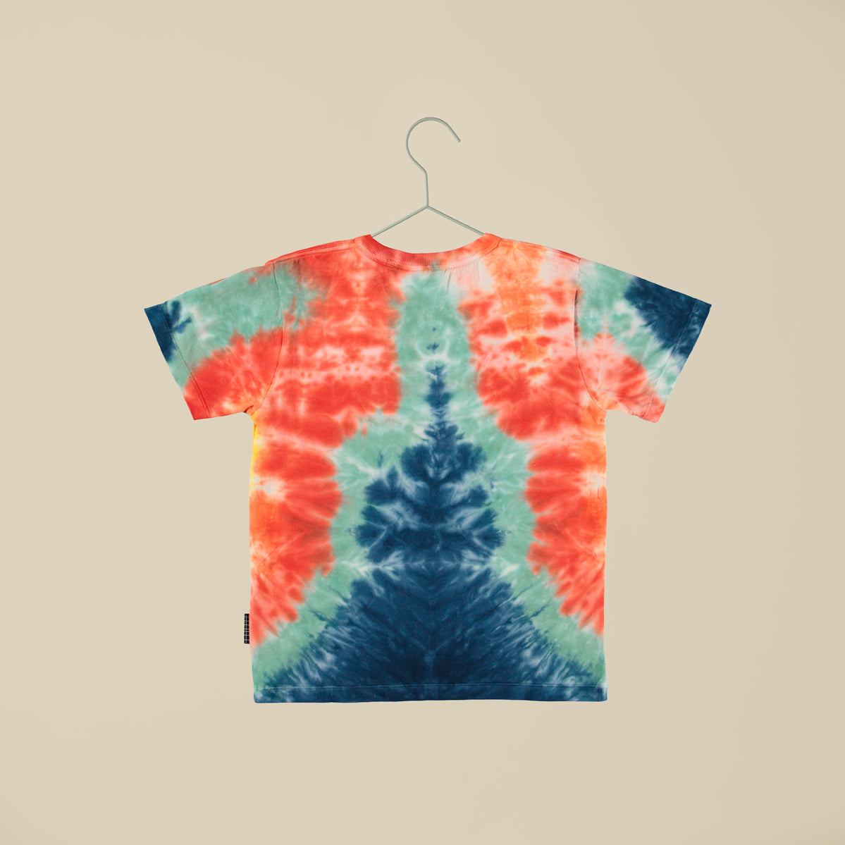 T-shirt unisex tie-dye con simbolo della pace