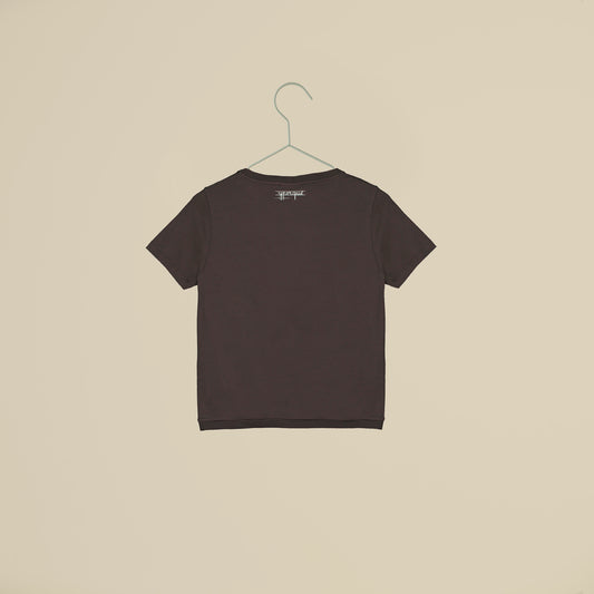 T-shirt maniche corte nera con palloni da calcio