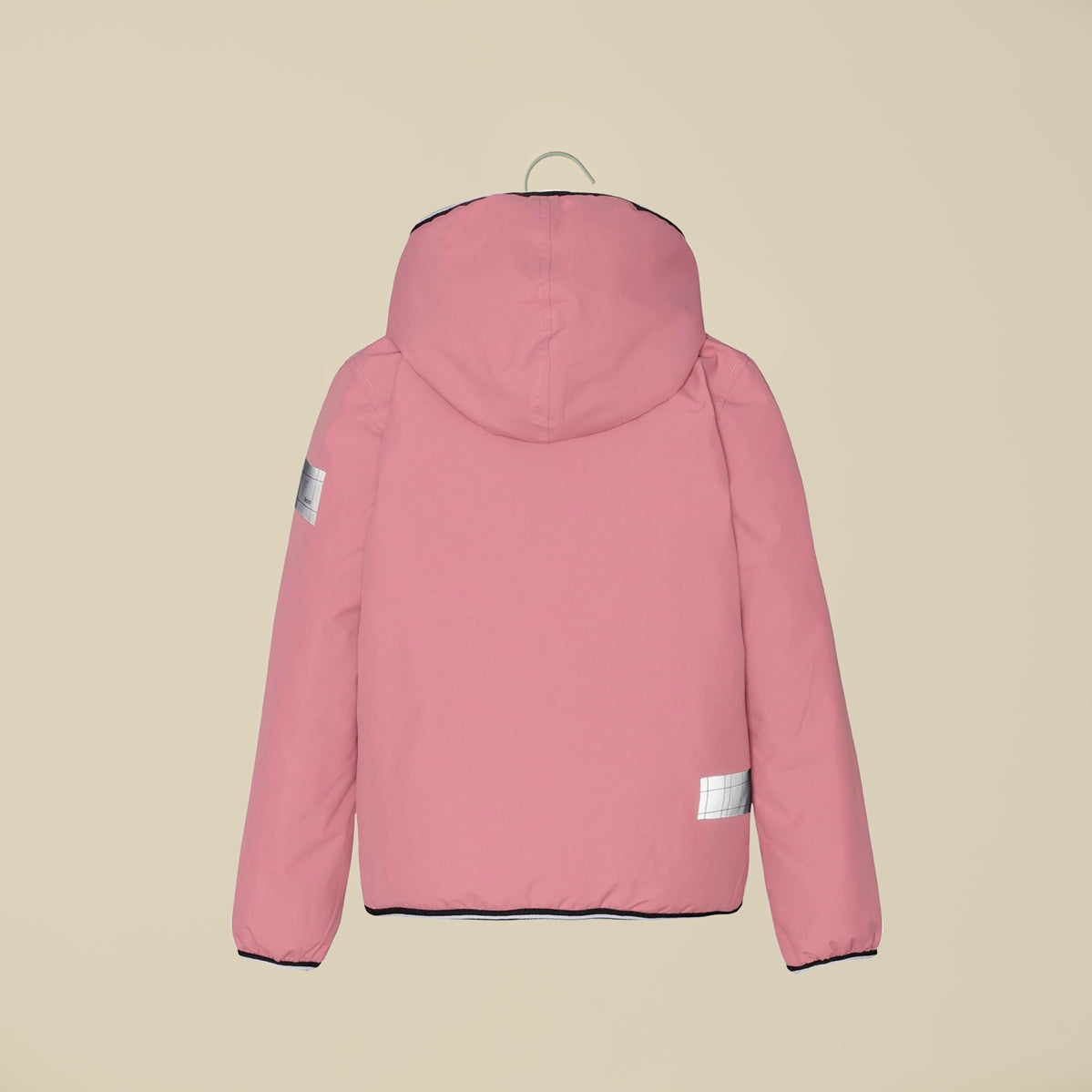 Piumino imbottito velvet rose con cappuccio