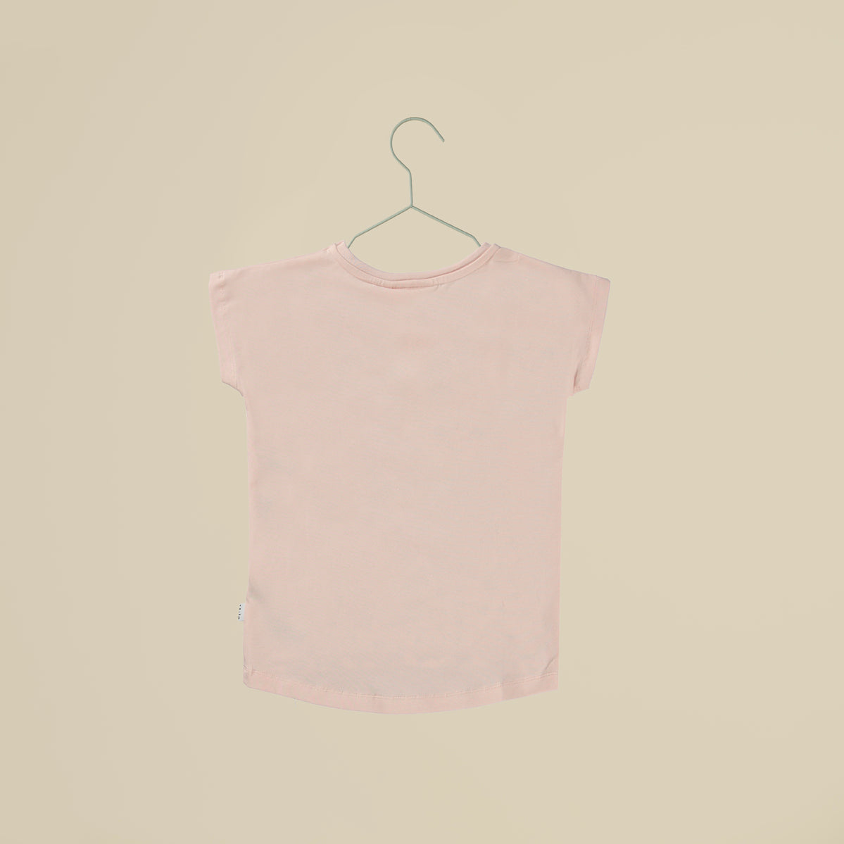 T-shirt rosa con stampa gatti e fiori
