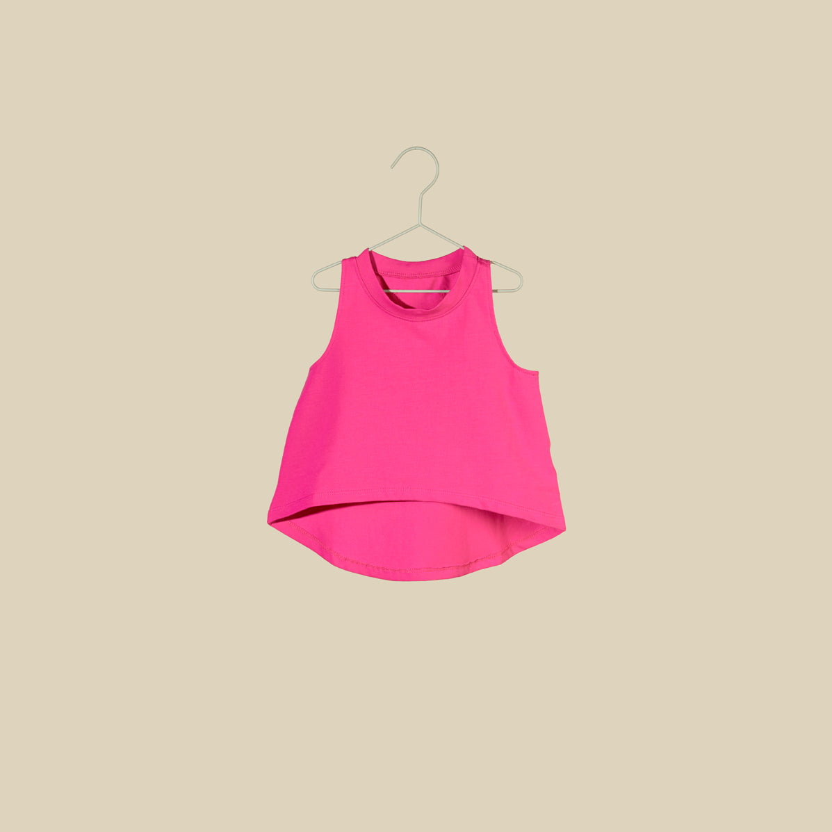 Maglietta smanicata fuxia