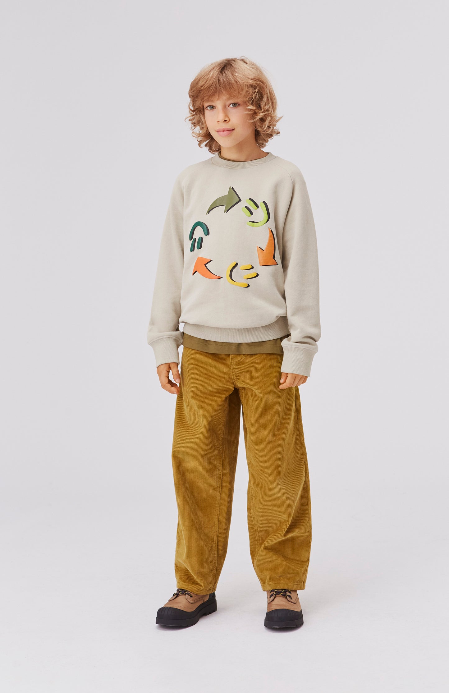 Pantalone lungo di velluto a costine