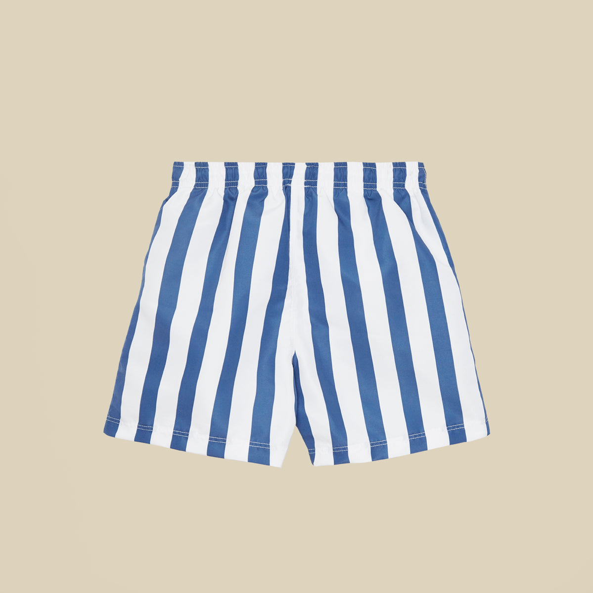 Costume boxer a righe bianche e blu
