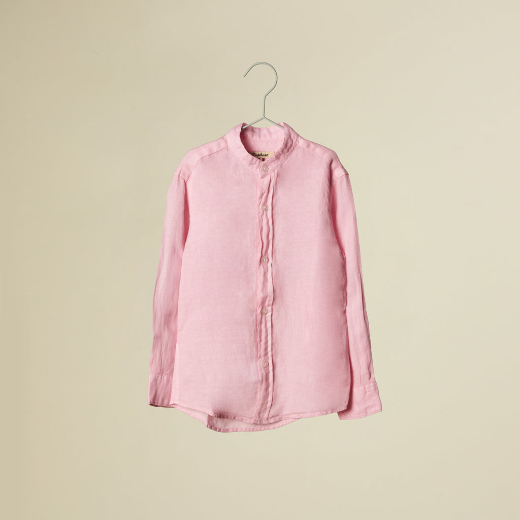 Camicia in lino maniche lunghe
