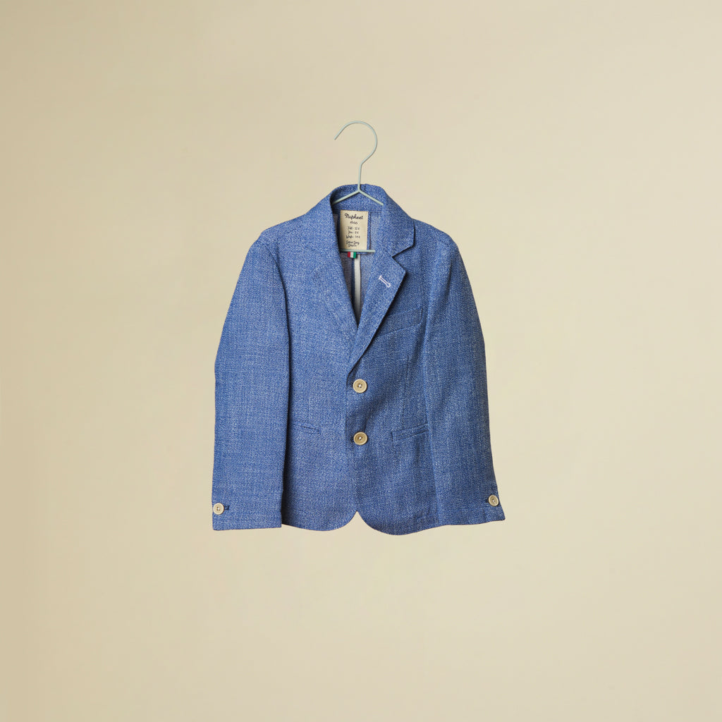 Giacca 2 bottoni jacquard