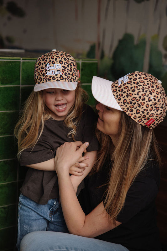 Cappellino in cotone bio leopardato Limited Edition