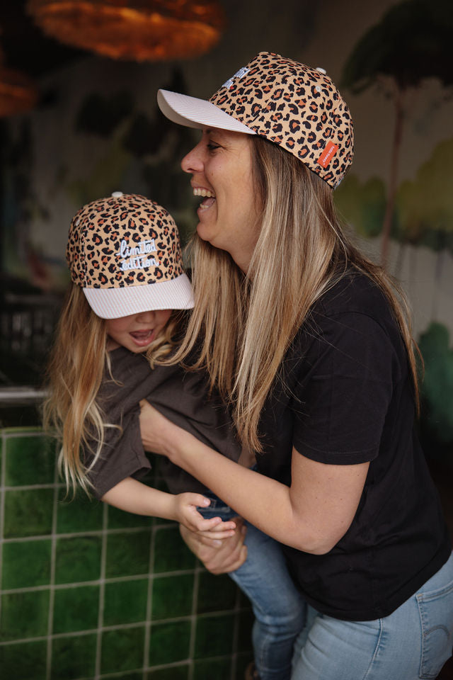 Cappellino in cotone bio leopardato Limited Edition