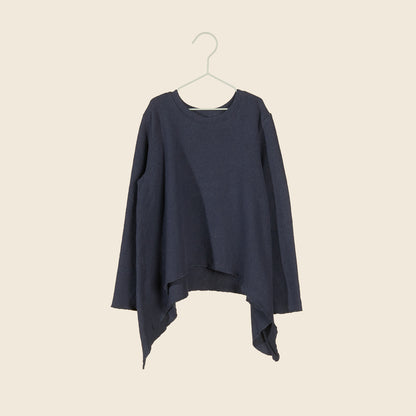 Maglia in caldo cotone blu navy