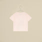 T-shirt light rose a maniche corte con scritta Pop Corn