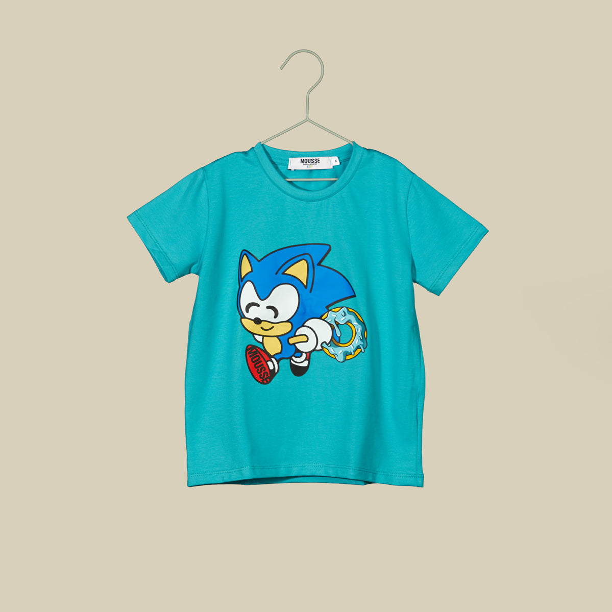 T-shirt turchese Sonic