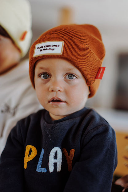 Cappellino in cotone Cool Kids color cacao