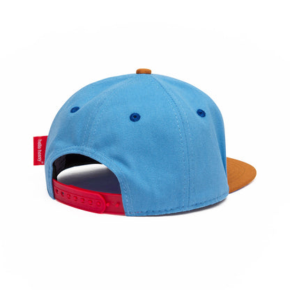 Cappellino in cotone bio effetto denim