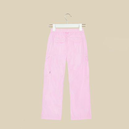 Pantalone baggy rosa con tasconi