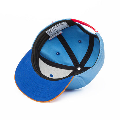 Cappellino in cotone bio effetto denim
