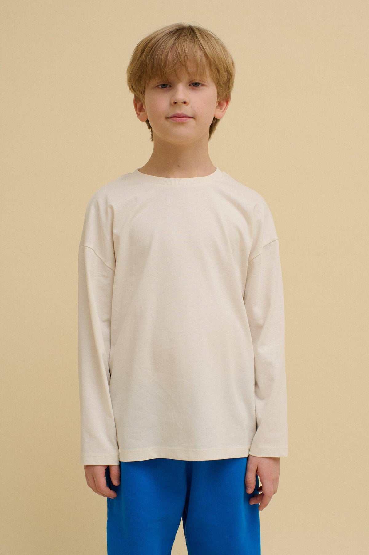 T-shirt Face Back bianco sporco