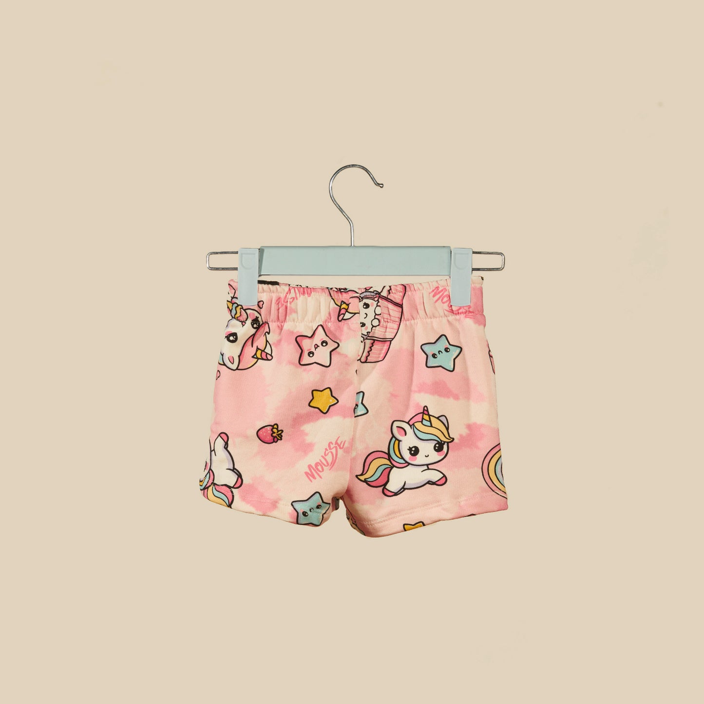 Shorts in tuta fantasia unicorno