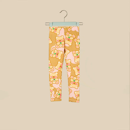 Leggings con stampa Orsetto
